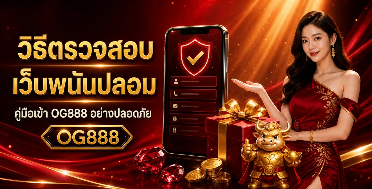 OG888 วิธีตรวจสอบเว็บพนันปลอมก่อนล็อกอิน